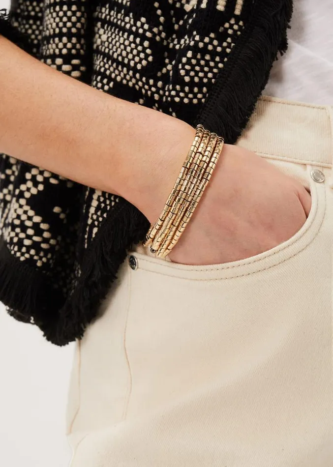 Beaded Bracelet Pack Gold Women Phase Eight Jewellery
