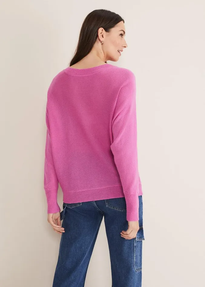 Beatrice Cashmere Jumper Pink Tulip Women Phase Eight Knitwear