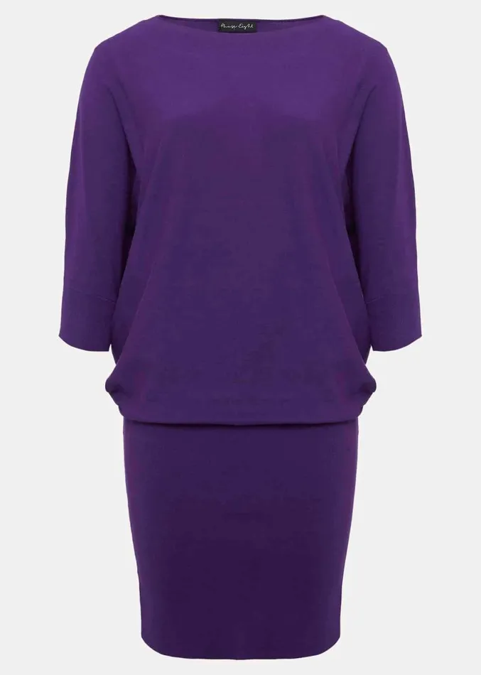 Becca Purple Batwing Mini Dress Purple Women Phase Eight Dresses
