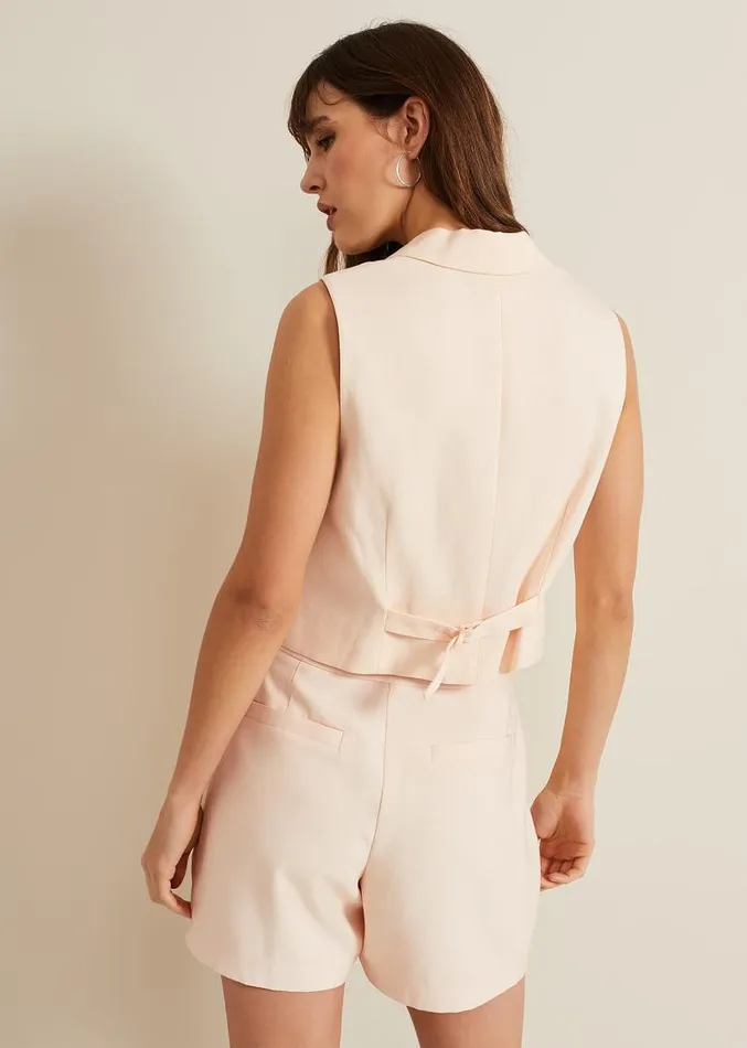 Bianca Peach Waistcoat Coral Women Phase Eight Jackets