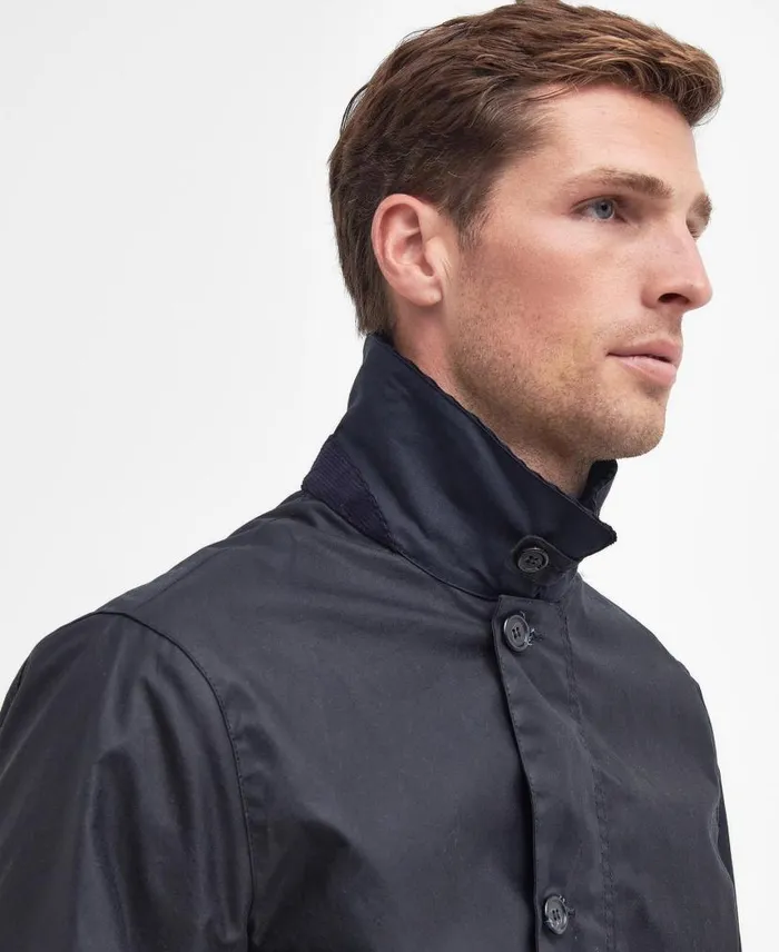 Blakewood Waxed Jacket Classic Navy Men Barbour Waxed Jackets