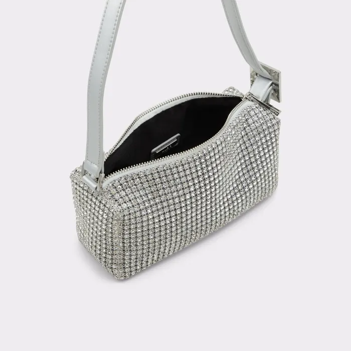 Blinglounax Silver Women ALDO Shoulder Bags