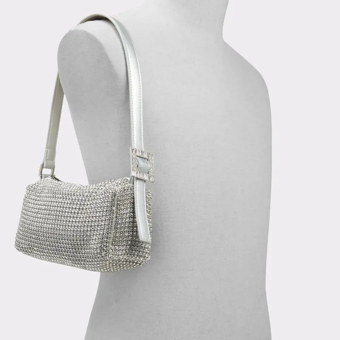 Blinglounax Silver Women ALDO Shoulder Bags
