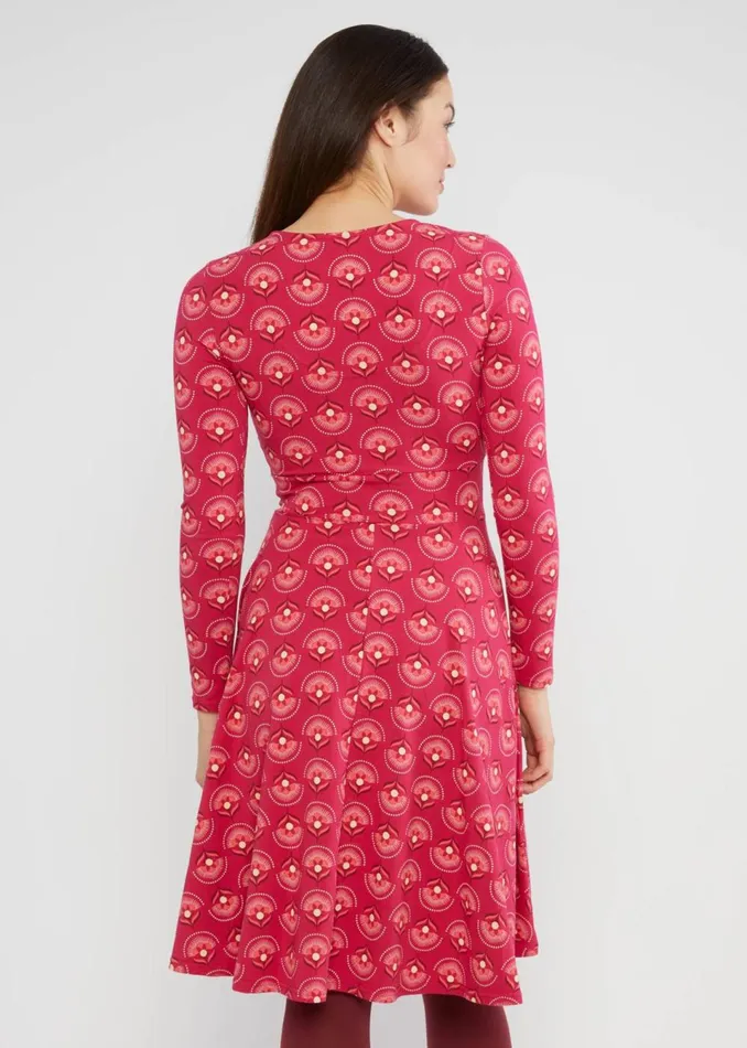 Blutsgeschwister Autumn Dress Hot Knot Red Women Dresses