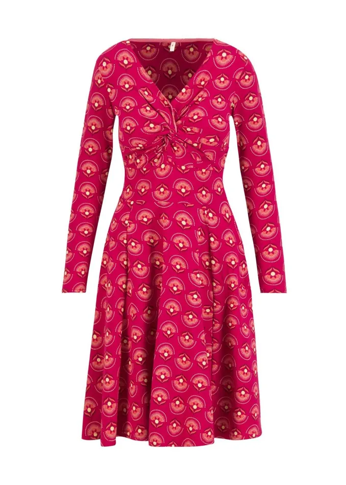 Blutsgeschwister Autumn Dress Hot Knot Red Women Dresses