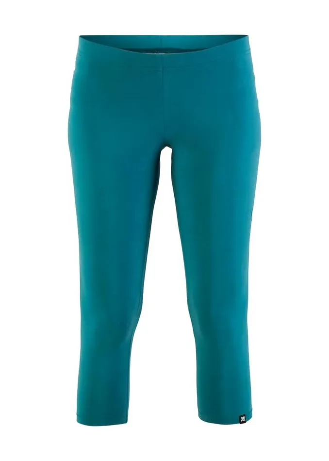 Blutsgeschwister Capri Leggings Cropped Laune Legs Turquoise Women Trousers