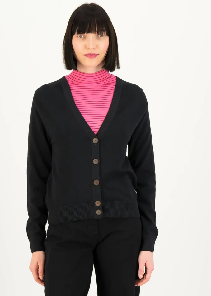Blutsgeschwister Cardigan Bold At Heart Black Women Cardigans