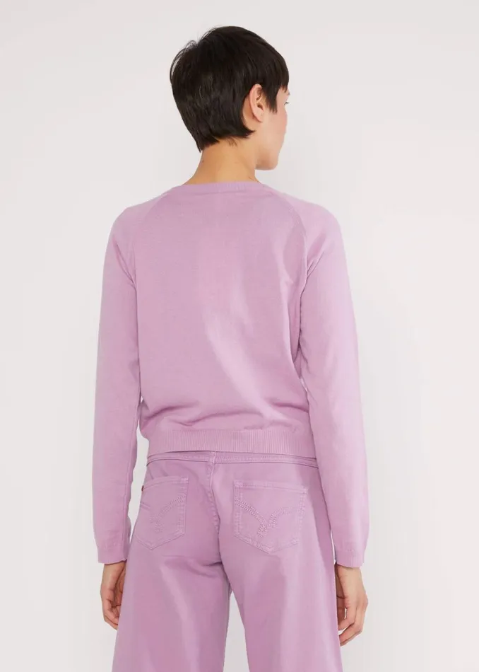 Blutsgeschwister Cardigan Knot Hop Purple Women Cardigans