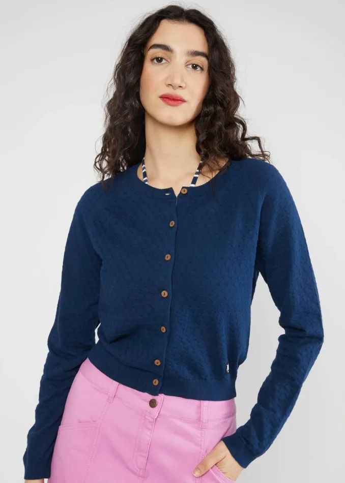 Blutsgeschwister Cardigan Sweet Knit Blue Women Cardigans