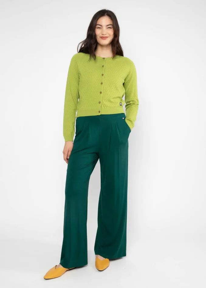 Blutsgeschwister Cardigan Sweet Knit Green Women Cardigans