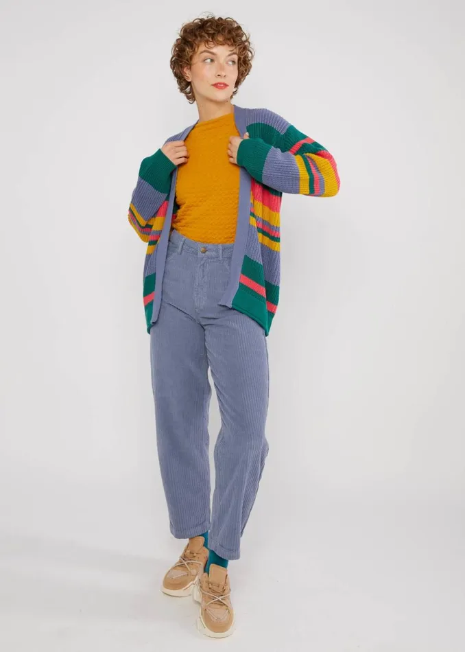 Blutsgeschwister Cardigan Yes We Cardy Blue Women Cardigans