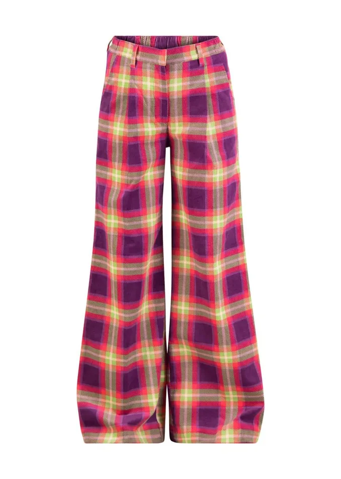 Blutsgeschwister Corduroy Pants Deedericksbockers Purple Women Trousers