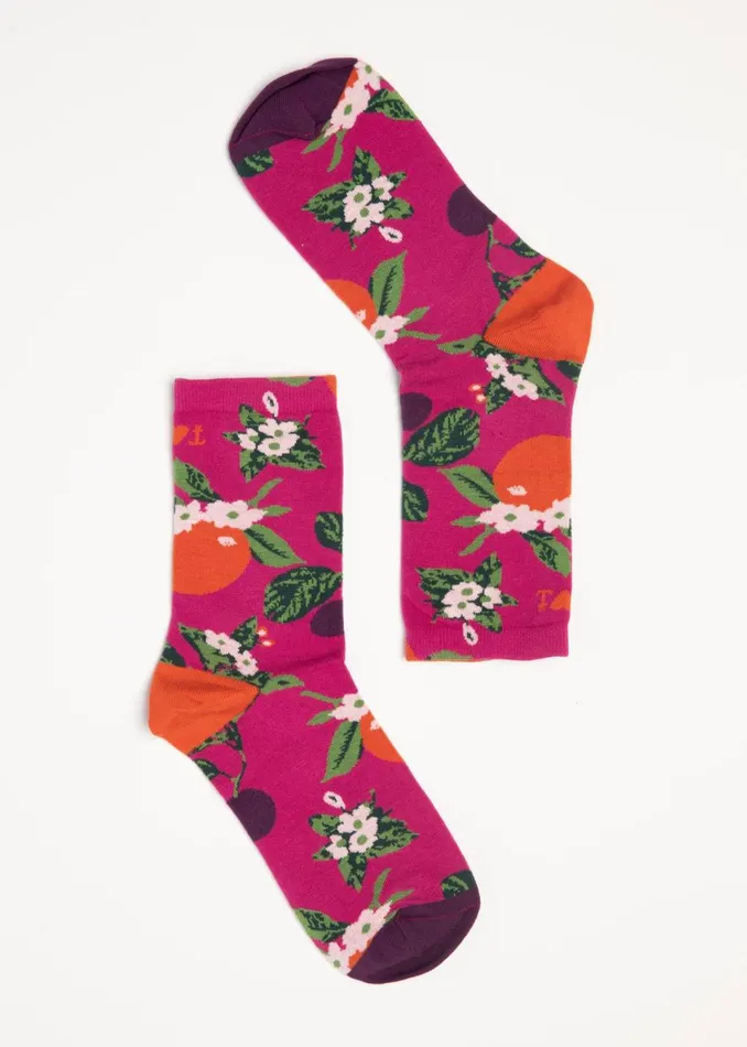 Blutsgeschwister Cotton Socks Sensational Steps Purple Women Other Accessoires