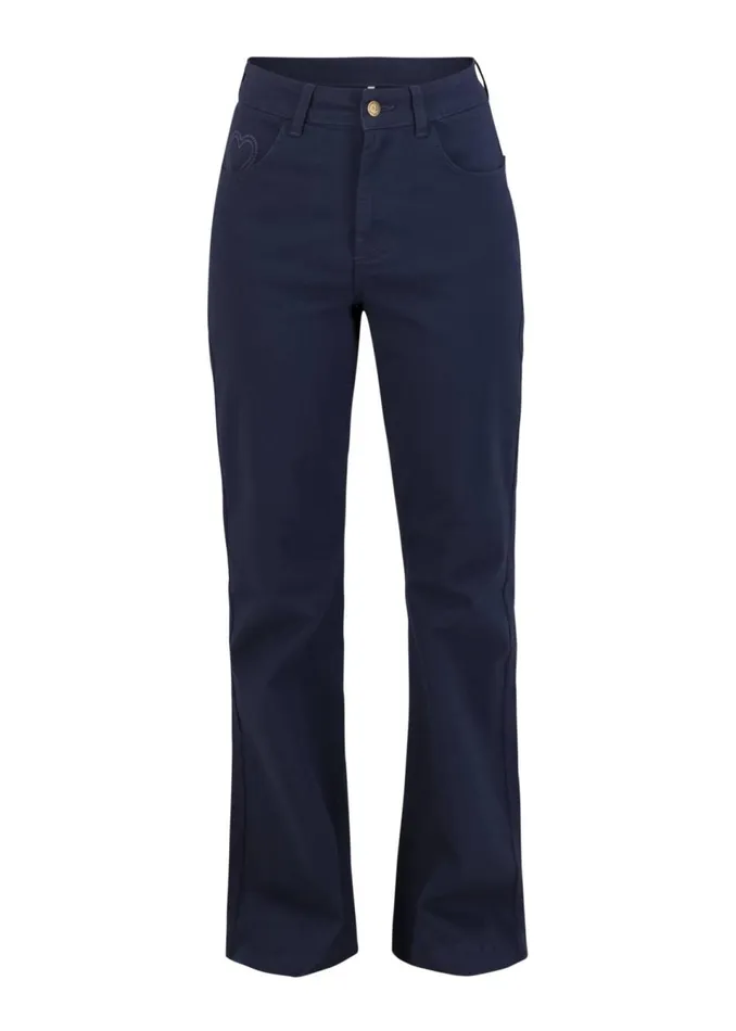 Blutsgeschwister Flares Yes We Flare Blue Women Trousers