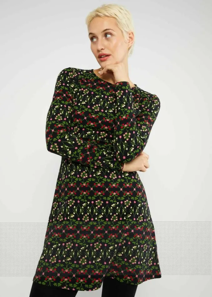 Blutsgeschwister Jersey Dress Hootchy Kootchy Petite Black Women Dresses