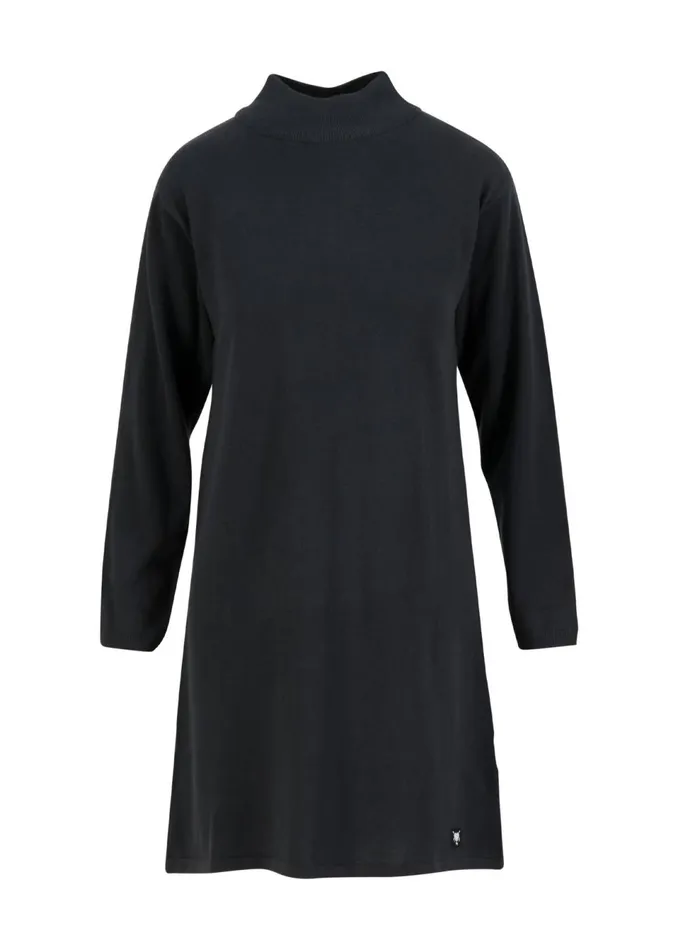 Blutsgeschwister Jumper Dress Straight And Easy Black Women Dresses