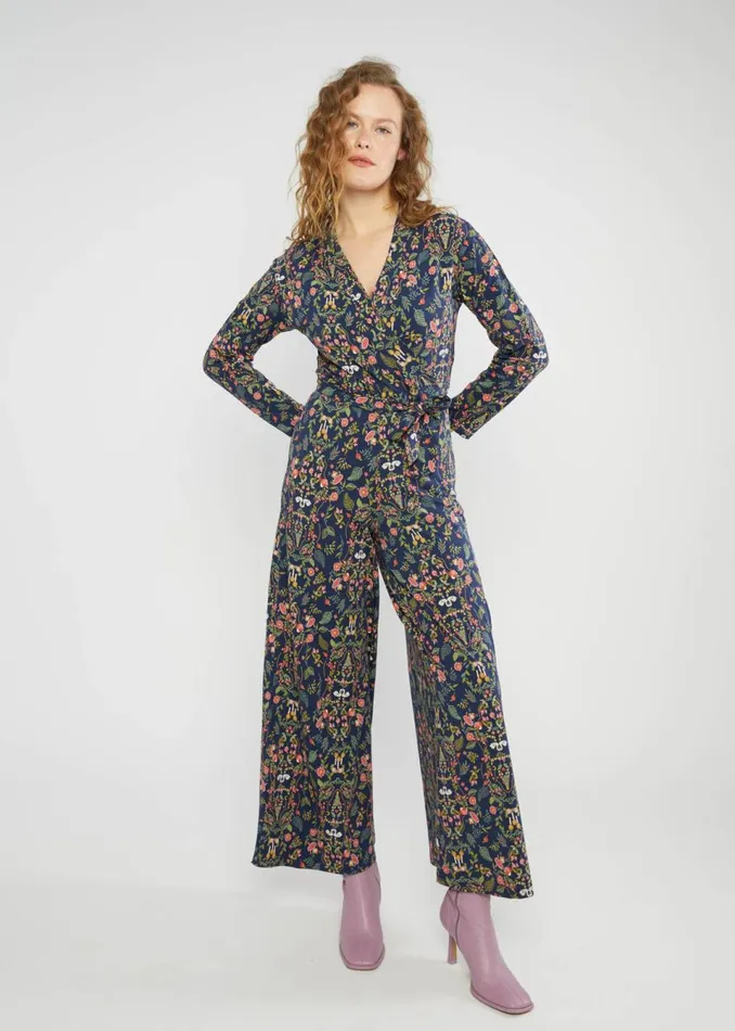 Blutsgeschwister Jumpsuit Hello Fritjes Cozy Blue Women Trousers