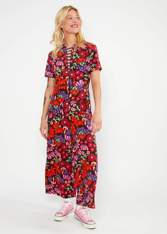 Blutsgeschwister Jumpsuit Rene Love Brown Women Trousers