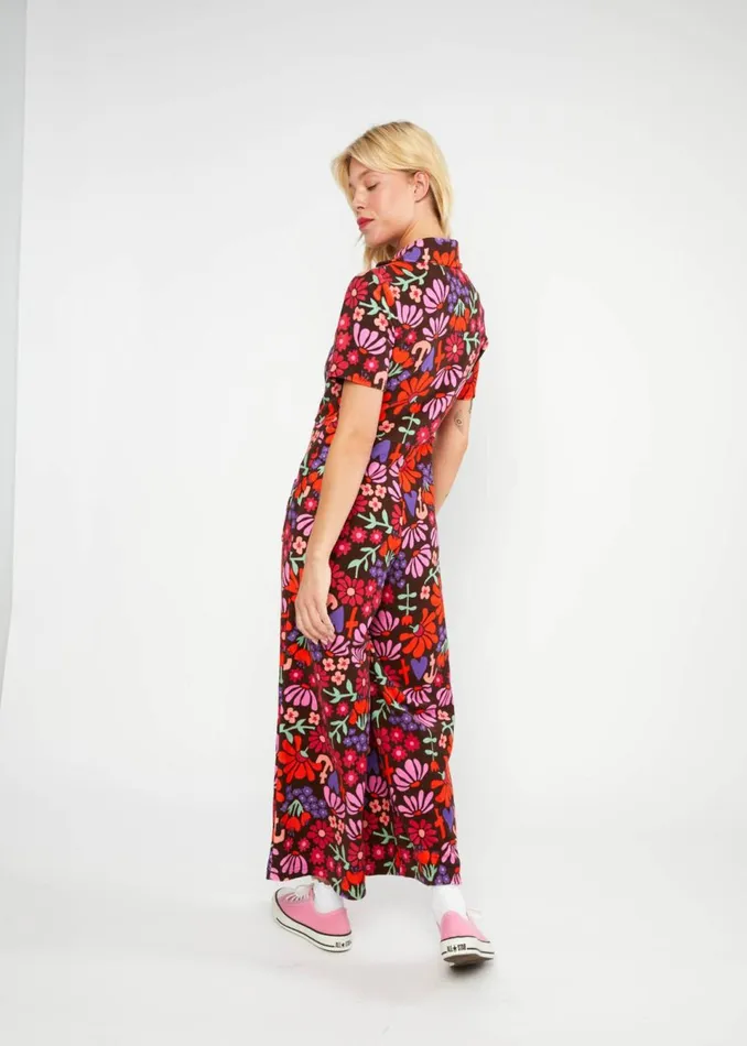 Blutsgeschwister Jumpsuit Rene Love Brown Women Trousers