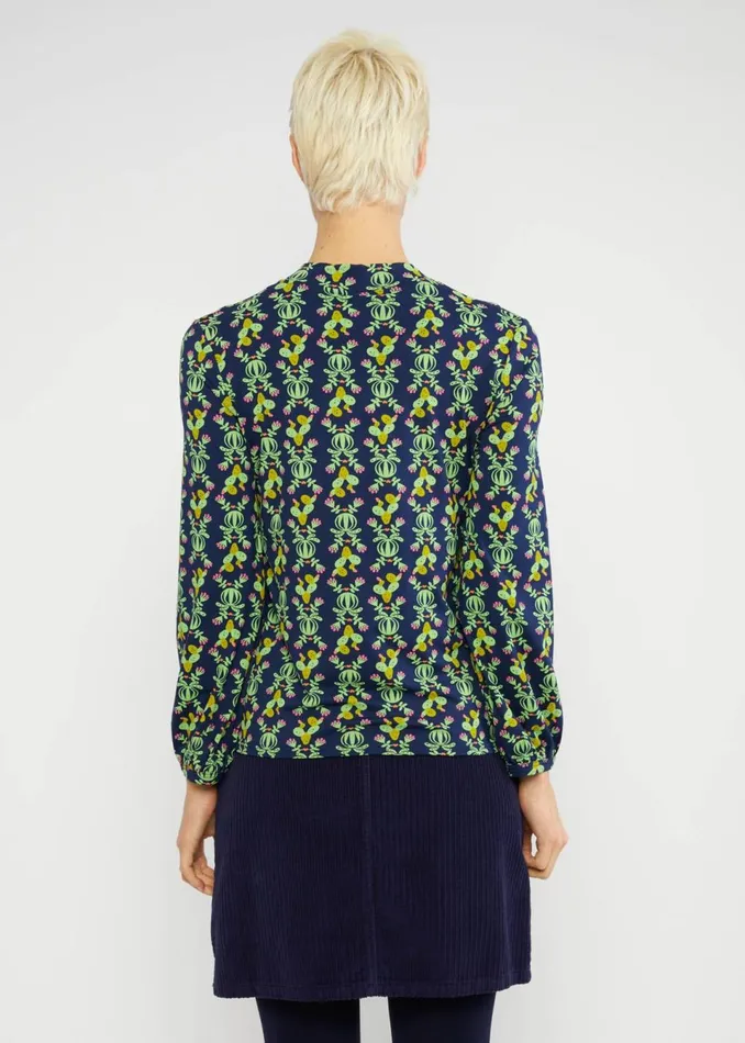 Blutsgeschwister Longsleeve Oh My Knot Blue Women Tops