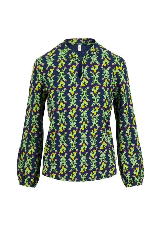 Blutsgeschwister Longsleeve Oh My Knot Blue Women Tops