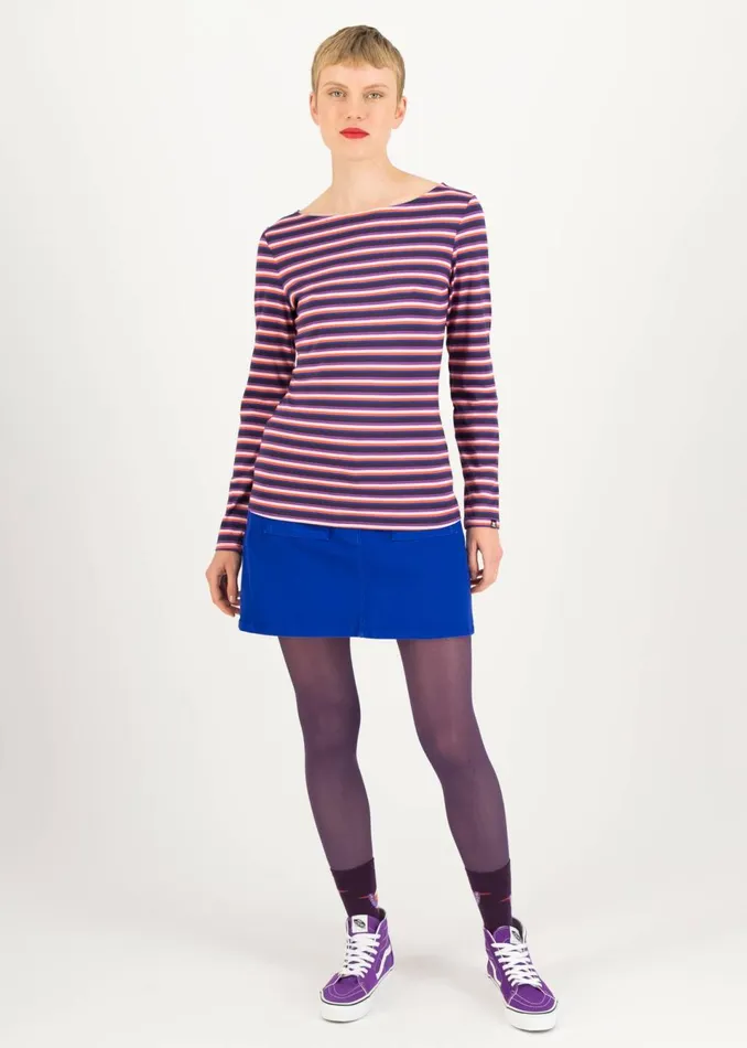 Blutsgeschwister Longsleeve Sweet Sailorette Purple Women Tops