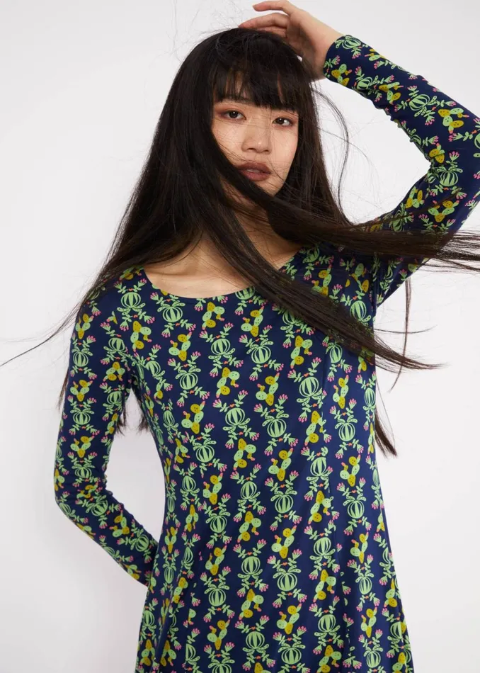 Blutsgeschwister Mini Dress Swing Lovers Blue Women Dresses