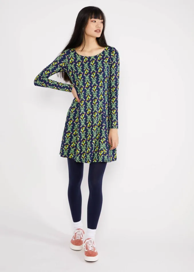 Blutsgeschwister Mini Dress Swing Lovers Blue Women Dresses