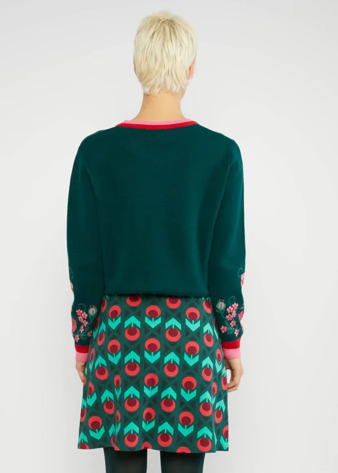 Blutsgeschwister Mini Skirt Sports Lover Green Women Skirts
