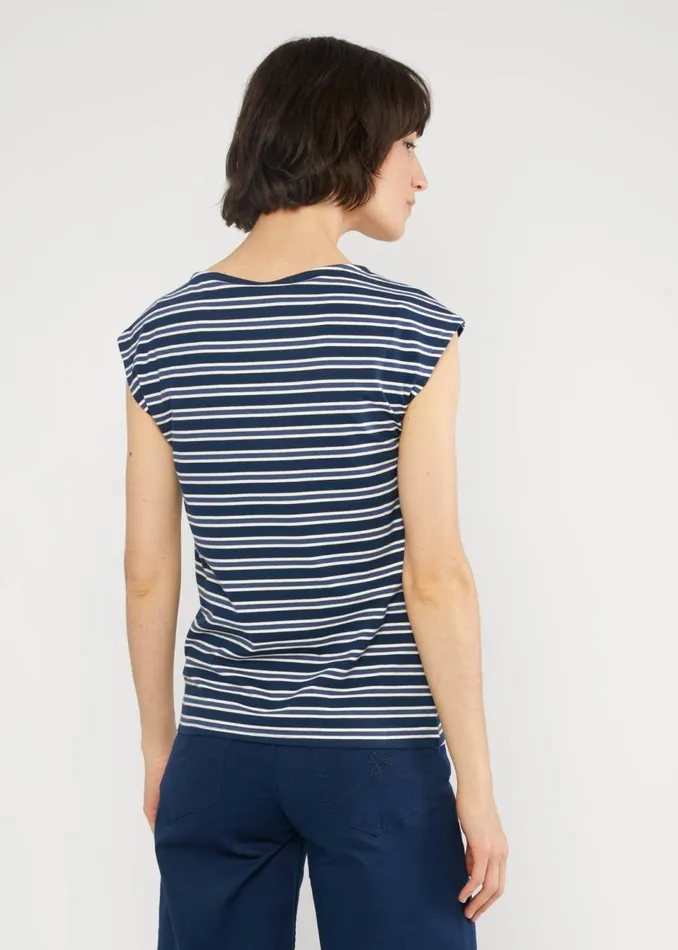 Blutsgeschwister Sleeveless Top Boxy Babe Blue Women Tops
