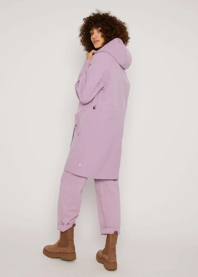 Blutsgeschwister Soft Shell Jacket Softfriese Purple Women Jackets and Coats