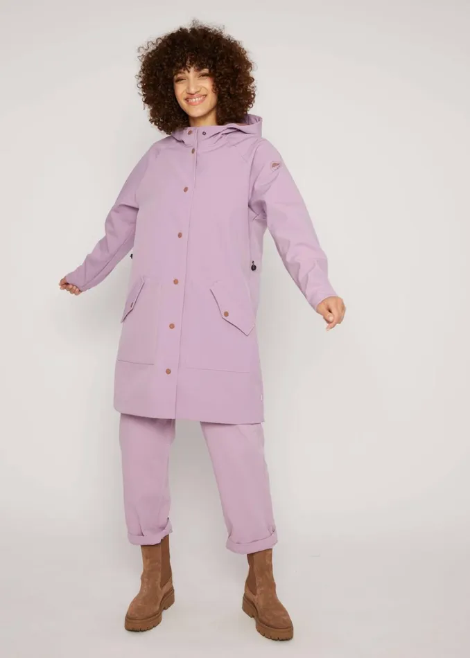 Blutsgeschwister Soft Shell Jacket Softfriese Purple Women Jackets and Coats