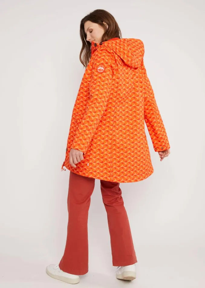 Blutsgeschwister Soft Shell Jacket Wild Weather Orange Women Jackets and Coats