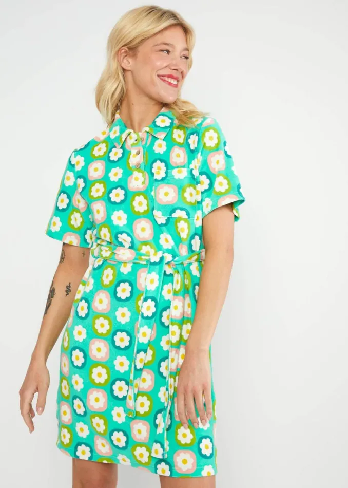 Blutsgeschwister Summer Dress Grand Slam Madame Green Women Dresses