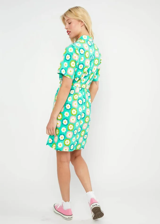 Blutsgeschwister Summer Dress Grand Slam Madame Green Women Dresses