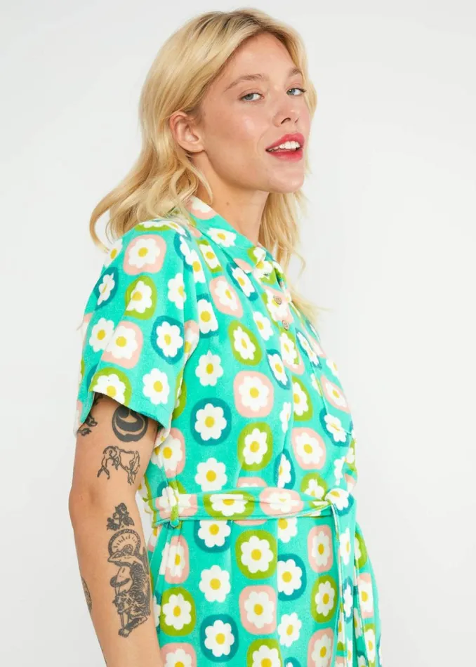 Blutsgeschwister Summer Dress Grand Slam Madame Green Women Dresses