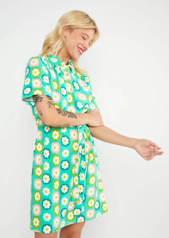 Blutsgeschwister Summer Dress Grand Slam Madame Green Women Dresses