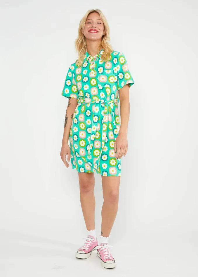 Blutsgeschwister Summer Dress Grand Slam Madame Green Women Dresses