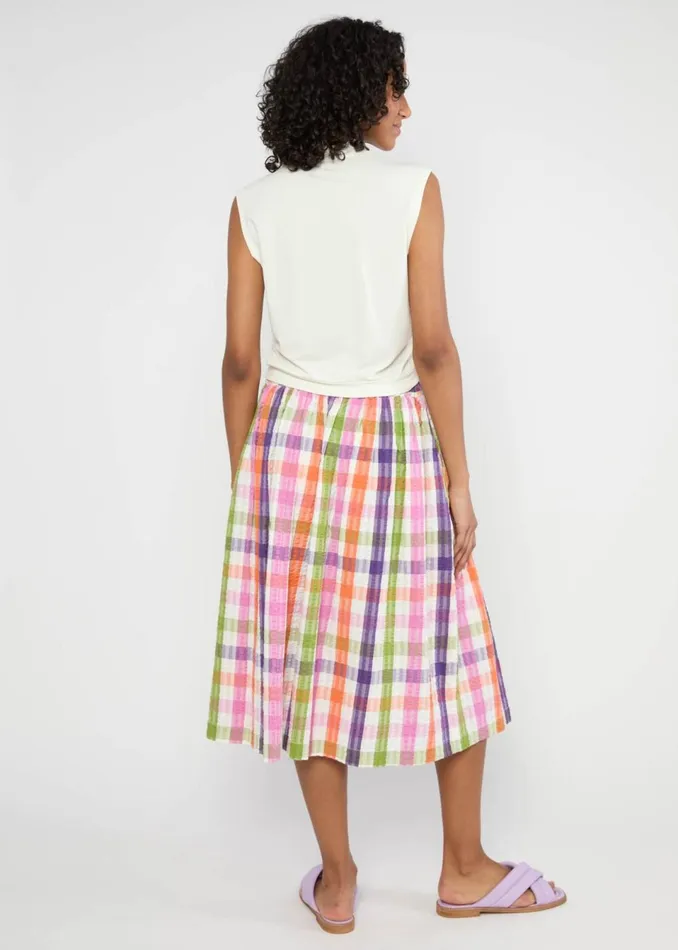 Blutsgeschwister Summer Skirt Everyday Poetry Blue Women Skirts