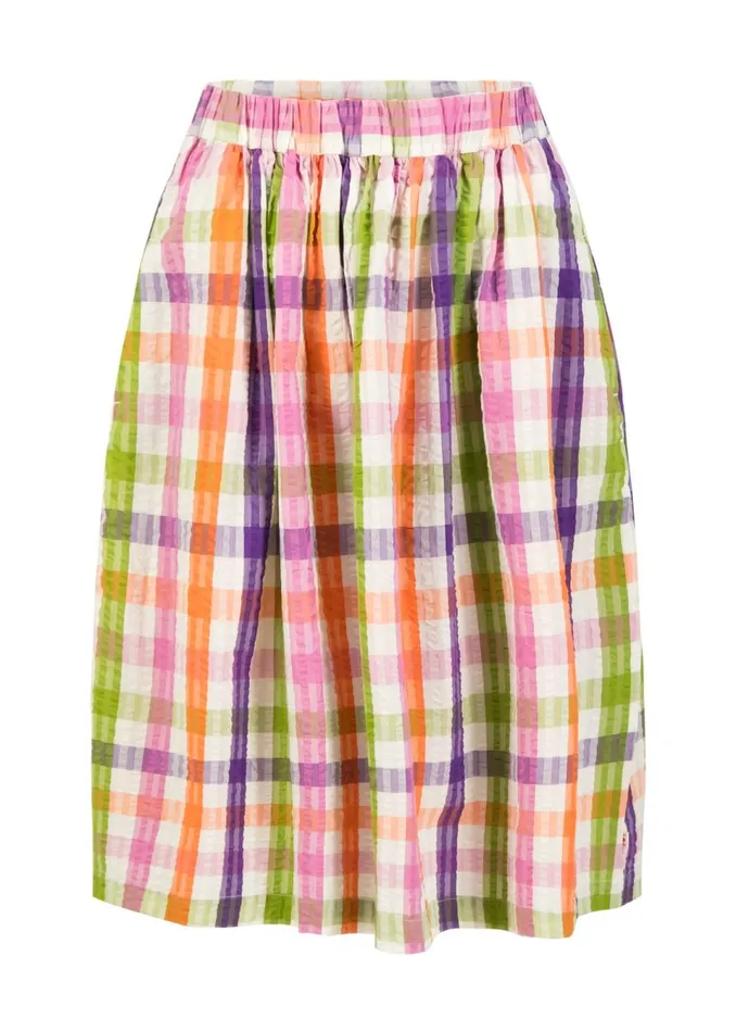 Blutsgeschwister Summer Skirt Everyday Poetry Blue Women Skirts
