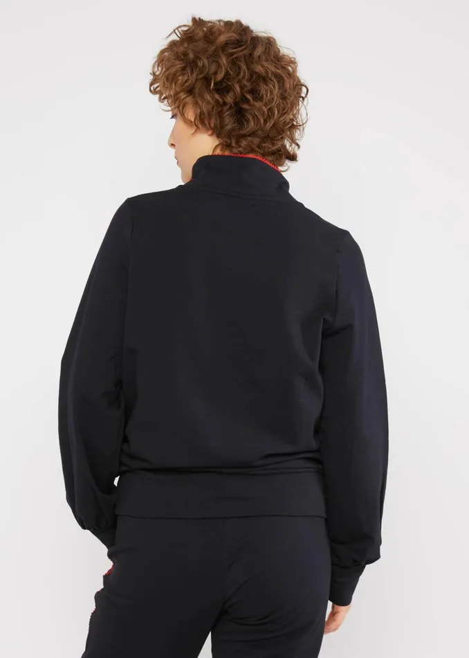 Blutsgeschwister Sweatshirt Love Me Tender Black Women Sweatshirts and Hoodies