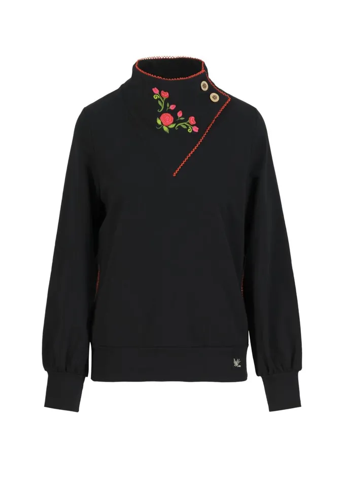 Blutsgeschwister Sweatshirt Love Me Tender Black Women Sweatshirts and Hoodies