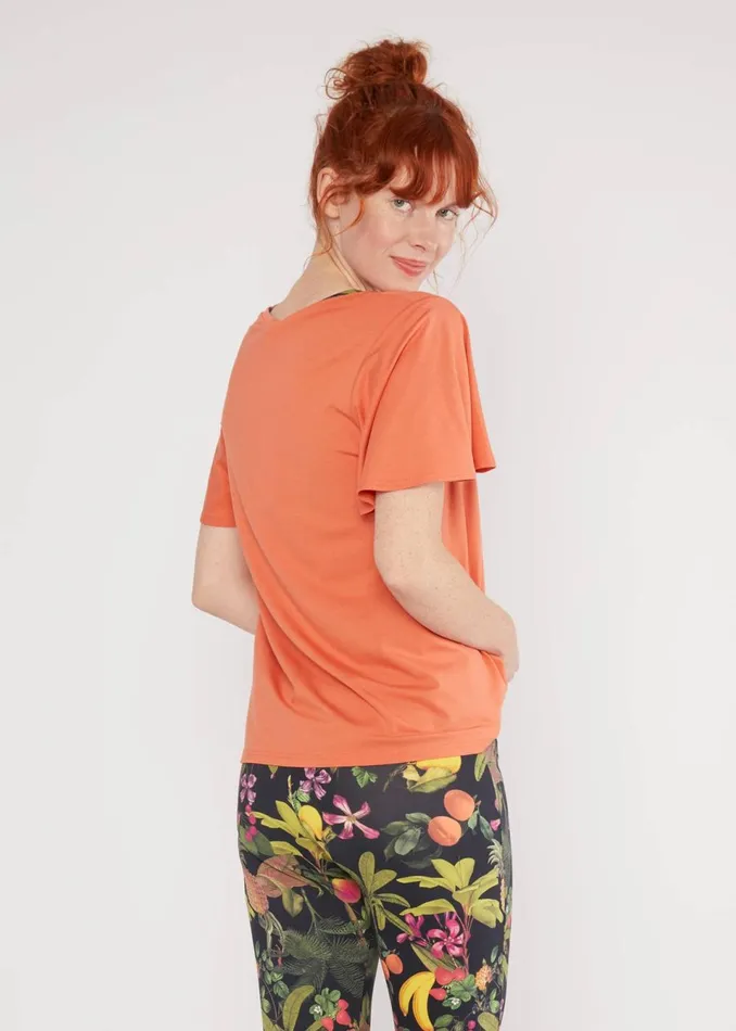 Blutsgeschwister Top Bella Farfalla Crew Red Women Tops