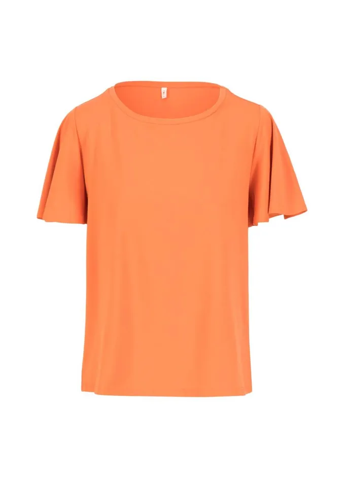Blutsgeschwister Top Bella Farfalla Crew Red Women Tops