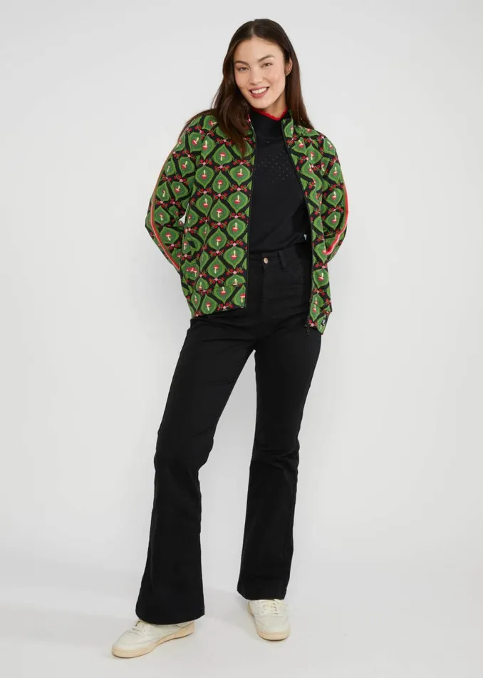Blutsgeschwister Zip Top Ziphop Turtelist Black Women Sweatshirts and Hoodies