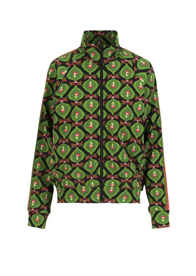 Blutsgeschwister Zip Top Ziphop Turtelist Black Women Sweatshirts and Hoodies