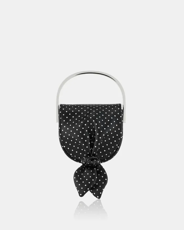 Bow Tie Micro Bag Black Women Aquazzura Shoulder Bags Bow Tie Micro Bag Black Women Aquazzura Shoulder Bags