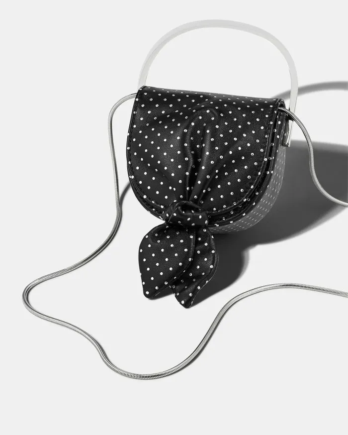 Bow Tie Micro Bag Black Women Aquazzura Shoulder Bags Bow Tie Micro Bag Black Women Aquazzura Shoulder Bags