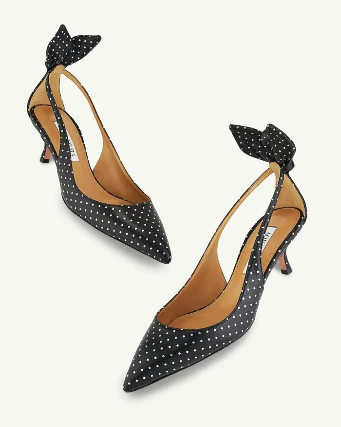 Bow Tie Pump 50 Black Women Aquazzura Pumps