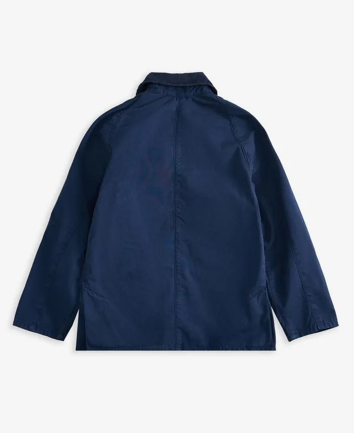 Boys039 Ashby Casual Jacket Dark Denim Kids Barbour Jackets
